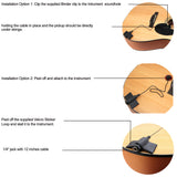 D'Luca Professional Piezo Contact Microphone Pick up