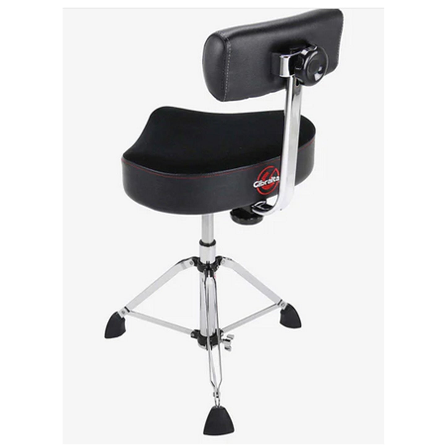 Gibraltar 9000 Series 16 Hydraulic Cordura Saddle Drum Throne with Backrest