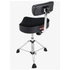 Gibraltar 9000 Series 16 Hydraulic Cordura Saddle Drum Throne with Backrest