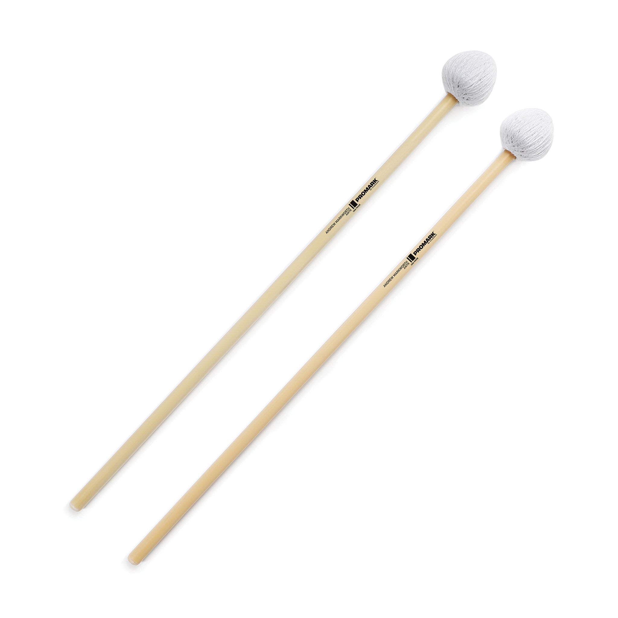 Promark Andrew Markworth AM7R Hard Vibraphone Mallet, Rattan