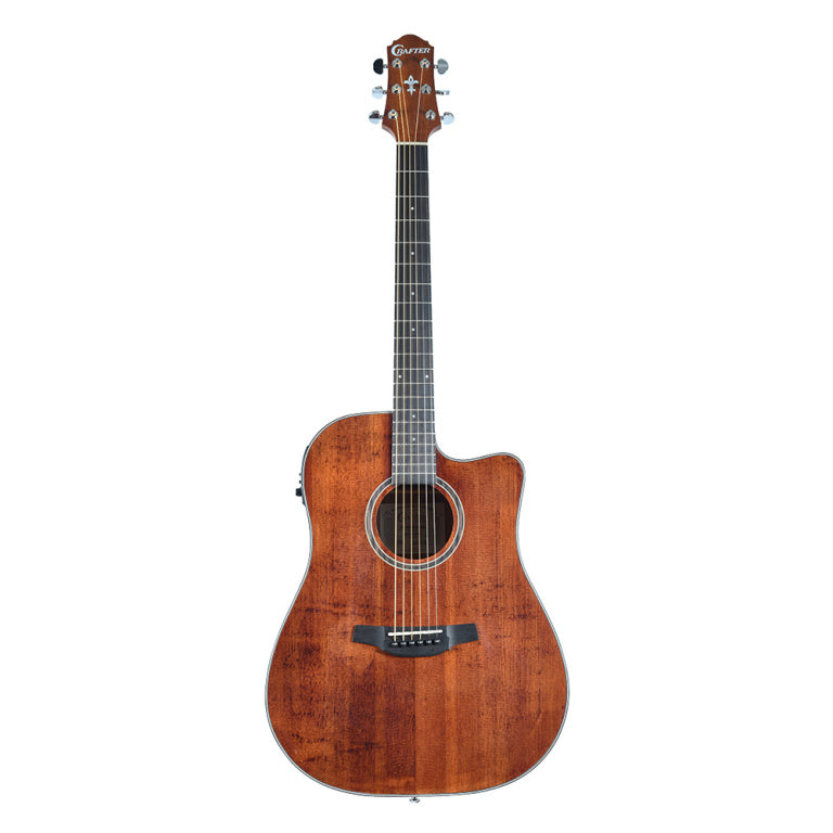 Crafter Silver Series 100 Dreadnought Acoustic-Electric Guitar With Cutaway