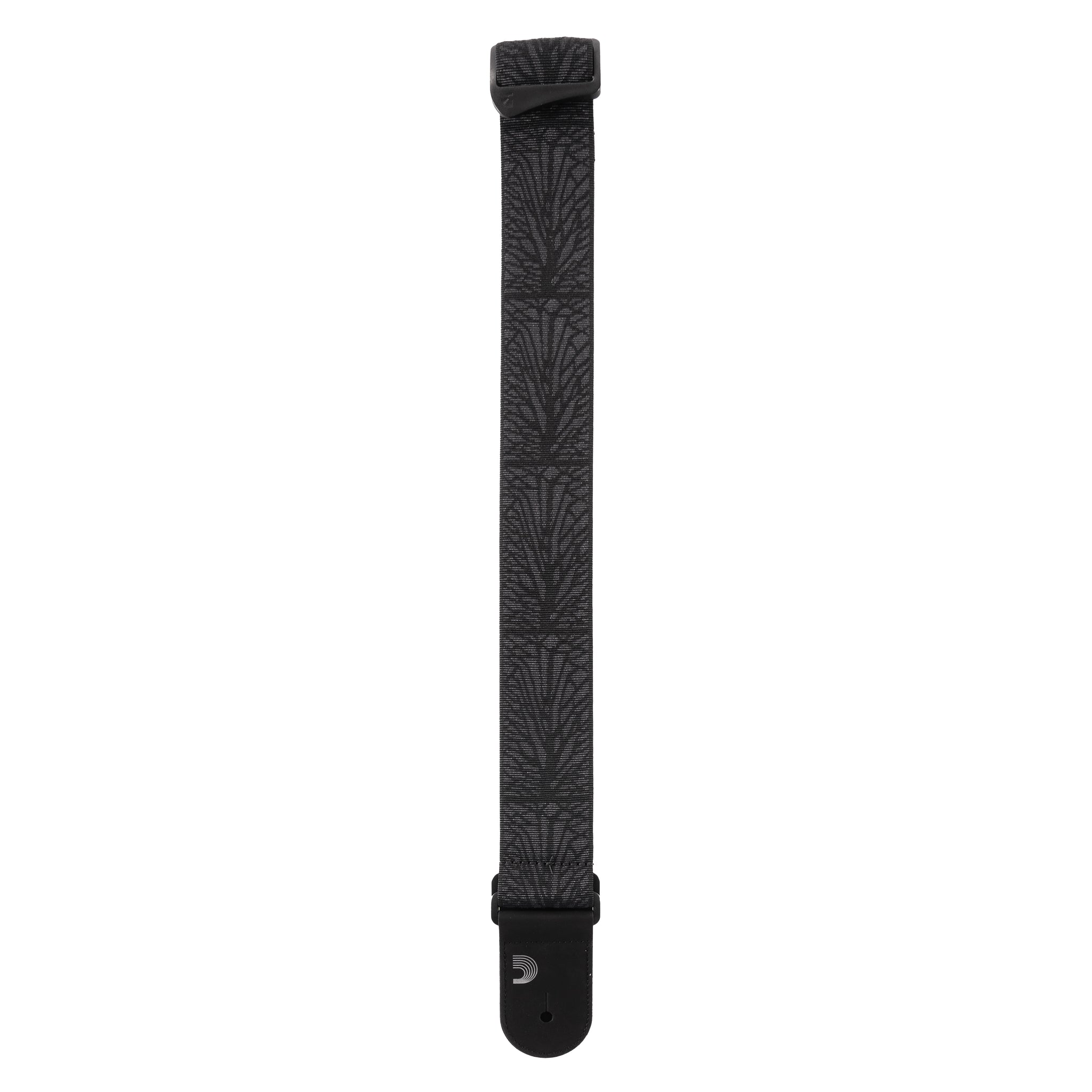 D'Addario Woven Guitar Strap, Lightning Black Tubular