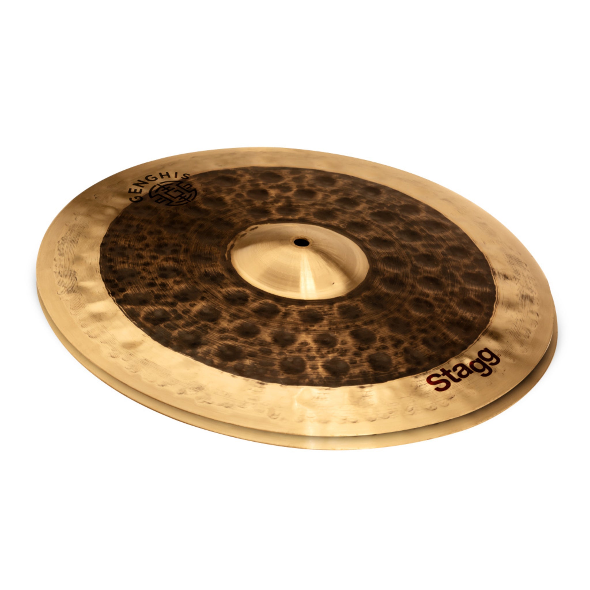 Stagg 14" Genghis Medium Hi-Hat Cymbal, Dual Series