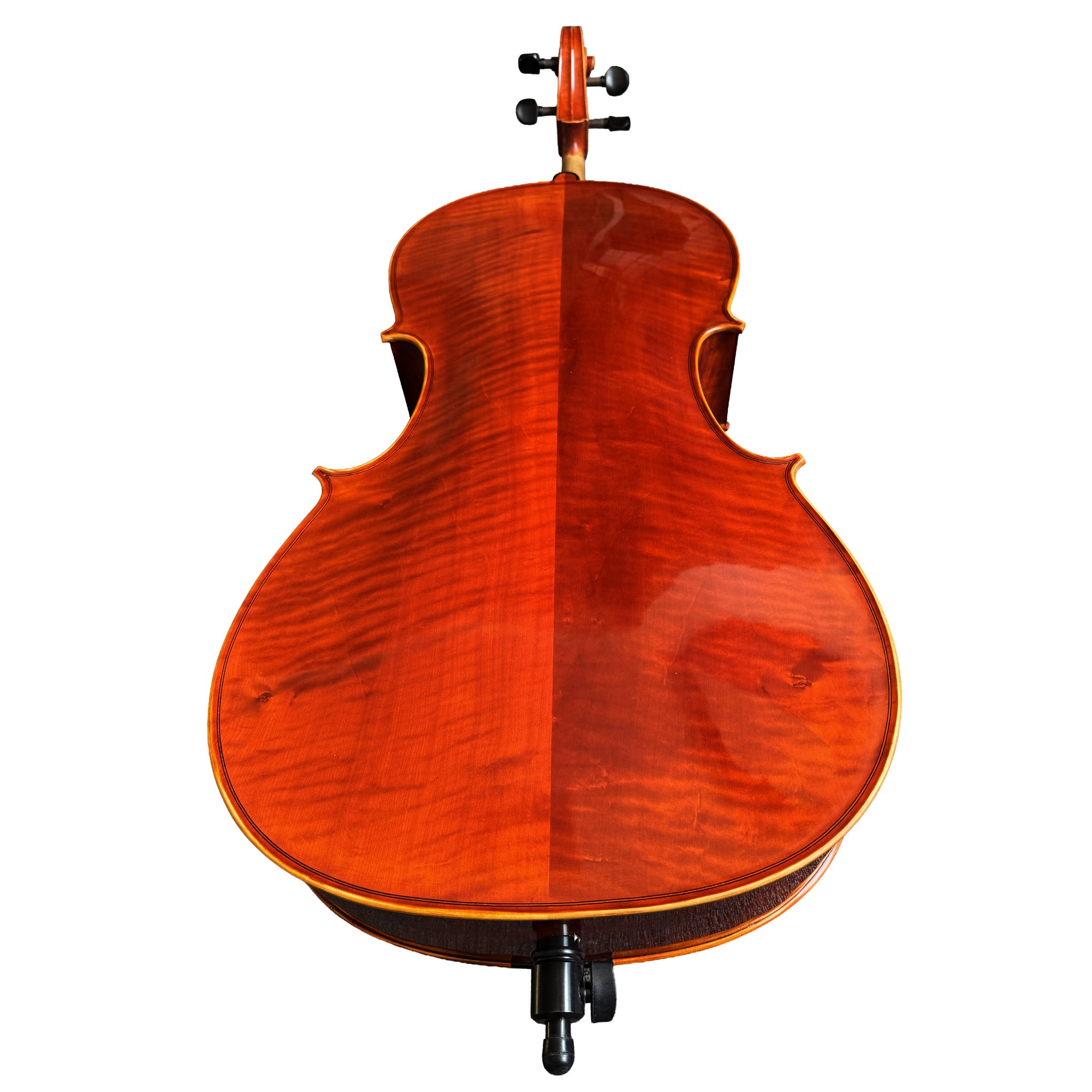 D’Luca Tonmeister 400 Ebony Fitted Cello Outfit 1/4 Size with Bow and Gig Bag