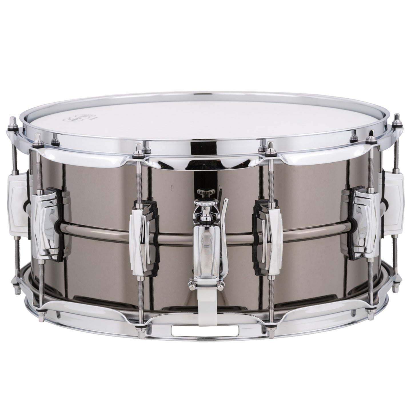 Ludwig LB417 Black Beauty 6.5x14 Smooth Shell, Imperial Lugs Snare Drum