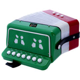 D'Luca Kids Series Button Accordion, Mexican Flag