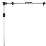 Gibraltar Gong Rack Stand Straight Bar with Black Clamps