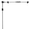 Gibraltar Gong Rack Stand Straight Bar with Black Clamps