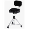 Gibraltar 9000 Series 16" Cordura Saddle Drum Throne with Backrest