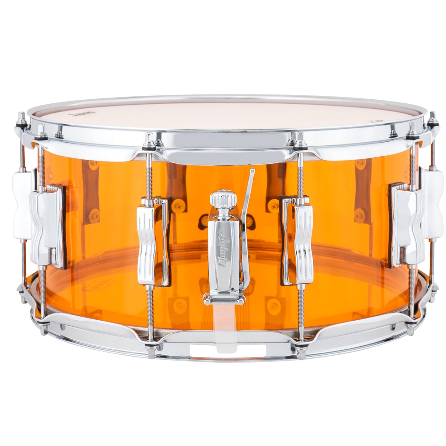Ludwig Vistalite 6.5 x 14 Snare Drum Amber