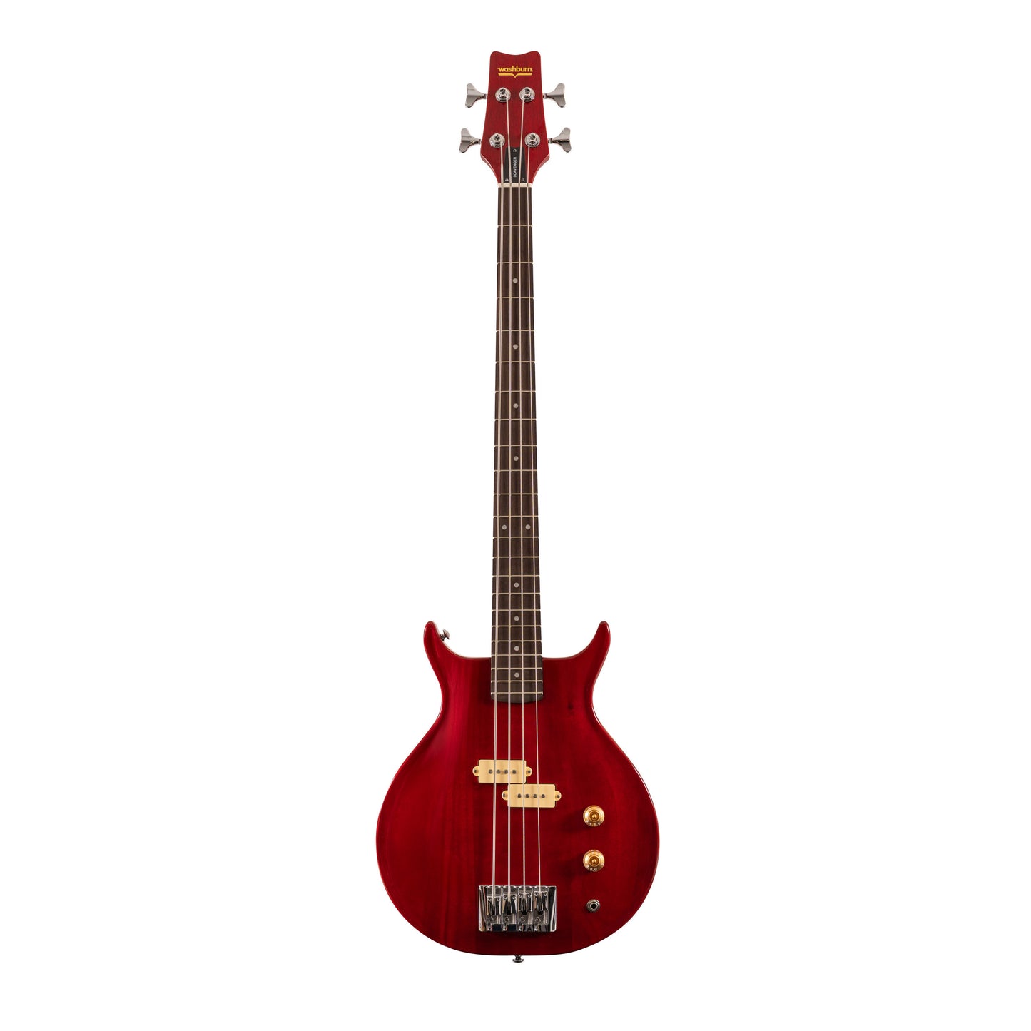 Washburn SB4R Wing Series Scavenger Electric Bass w/Gigbag. Trans Red