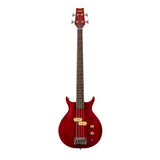 Washburn SB4R Wing Series Scavenger Electric Bass w/Gigbag. Trans Red
