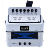 D'Luca Kids Series Button Accordion, White