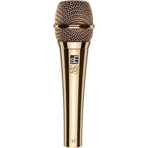 sE Electronics Studio-grade Handheld Mic, Supercardioid, 24 Carat gold-plated