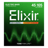 Elixir Stainless Steel 4-String Bass Strings Long Scale Light/Medium (.045-.105)