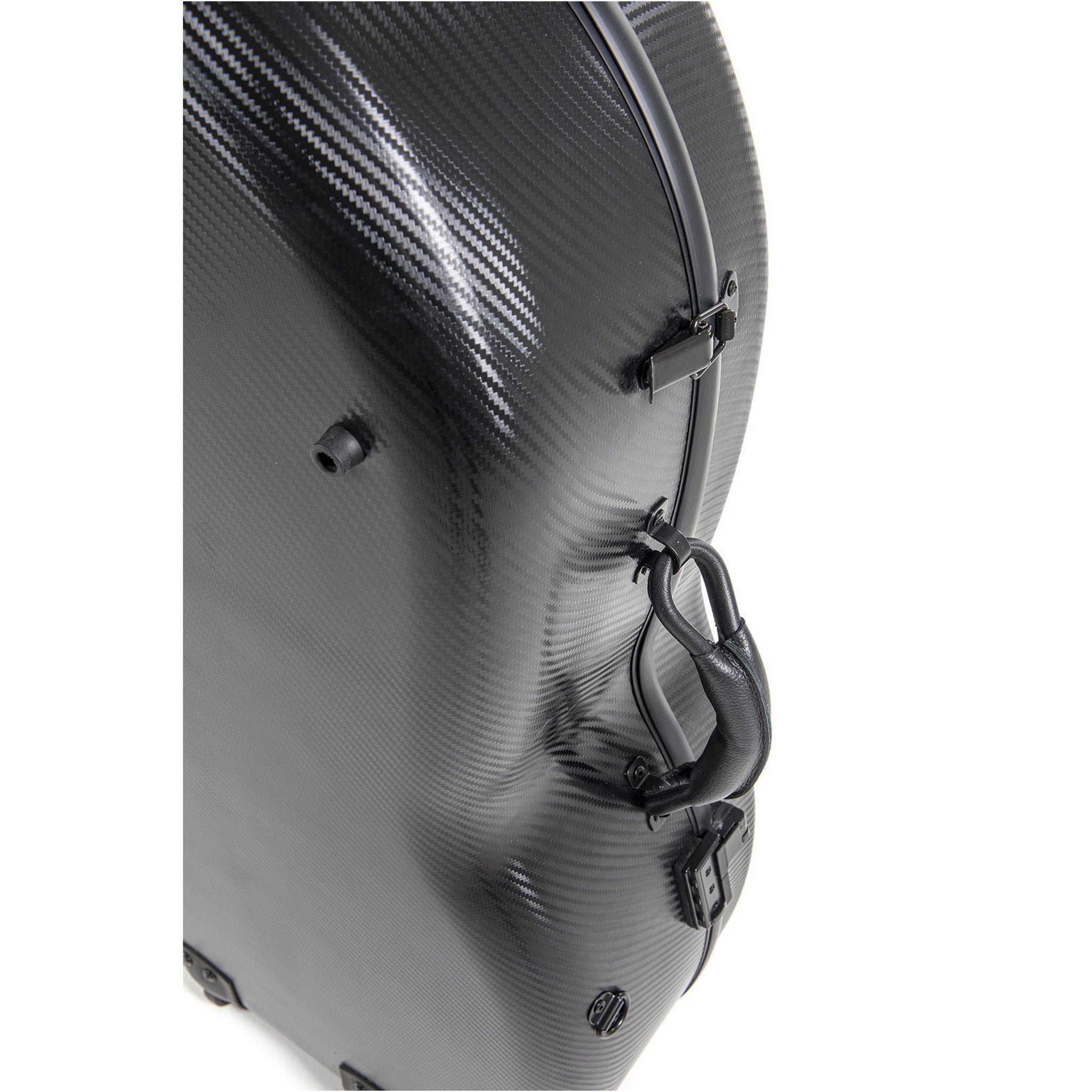 PURE by GEWA Cello Case, Polycarbonate 4.8, Black, w/Wheels