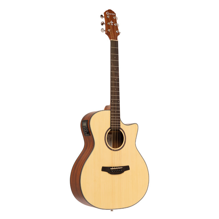 Crafter Silver Series 100 Grand Auditorium Acoustic-Electric Guitar With Cutaway