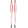 D'Luca MX3 Leather Accordion Straps Red/White