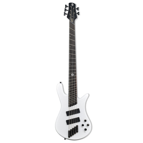 Spector NS Dimension 5 String Electric Bass Solid Gloss White