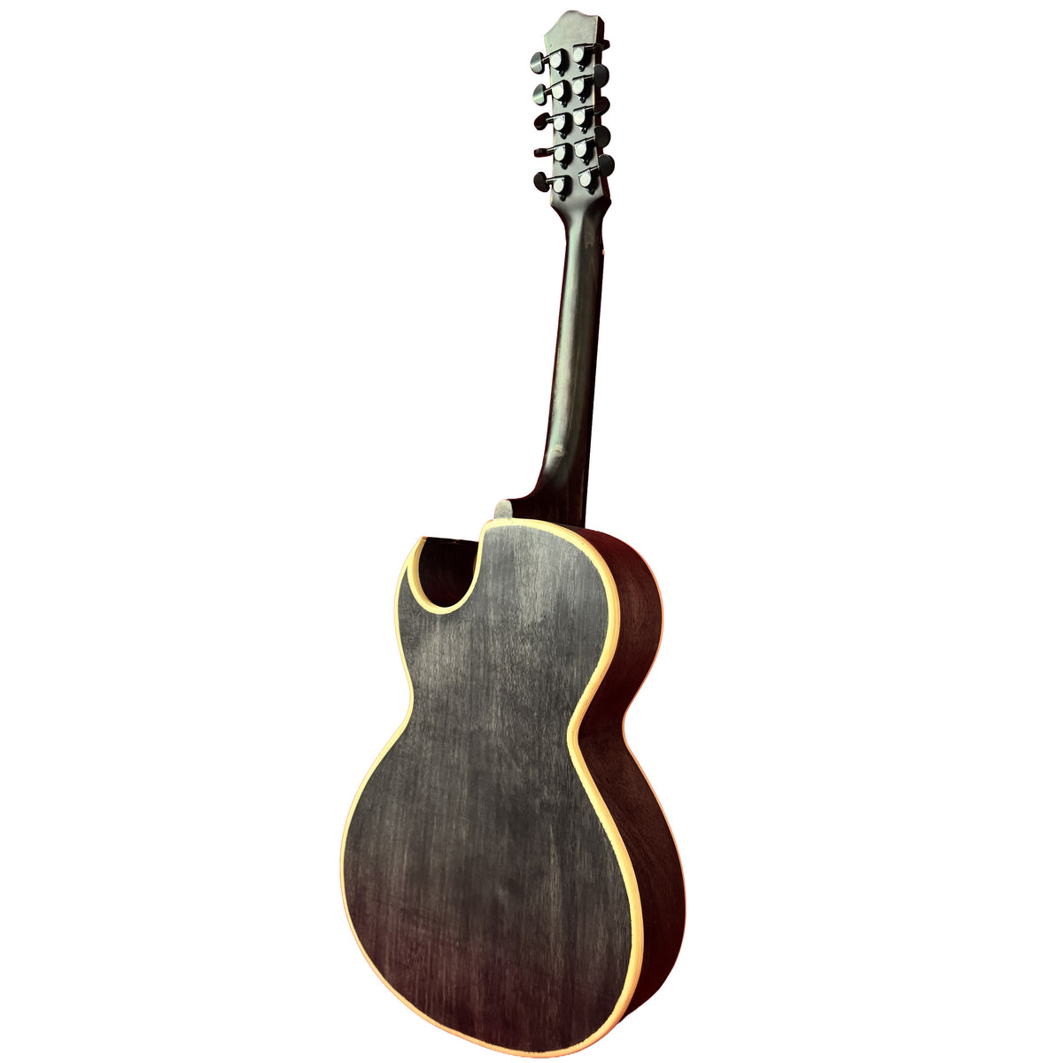 D'Luca Artisan Acoustic Electric Bajo Quinto, Ash