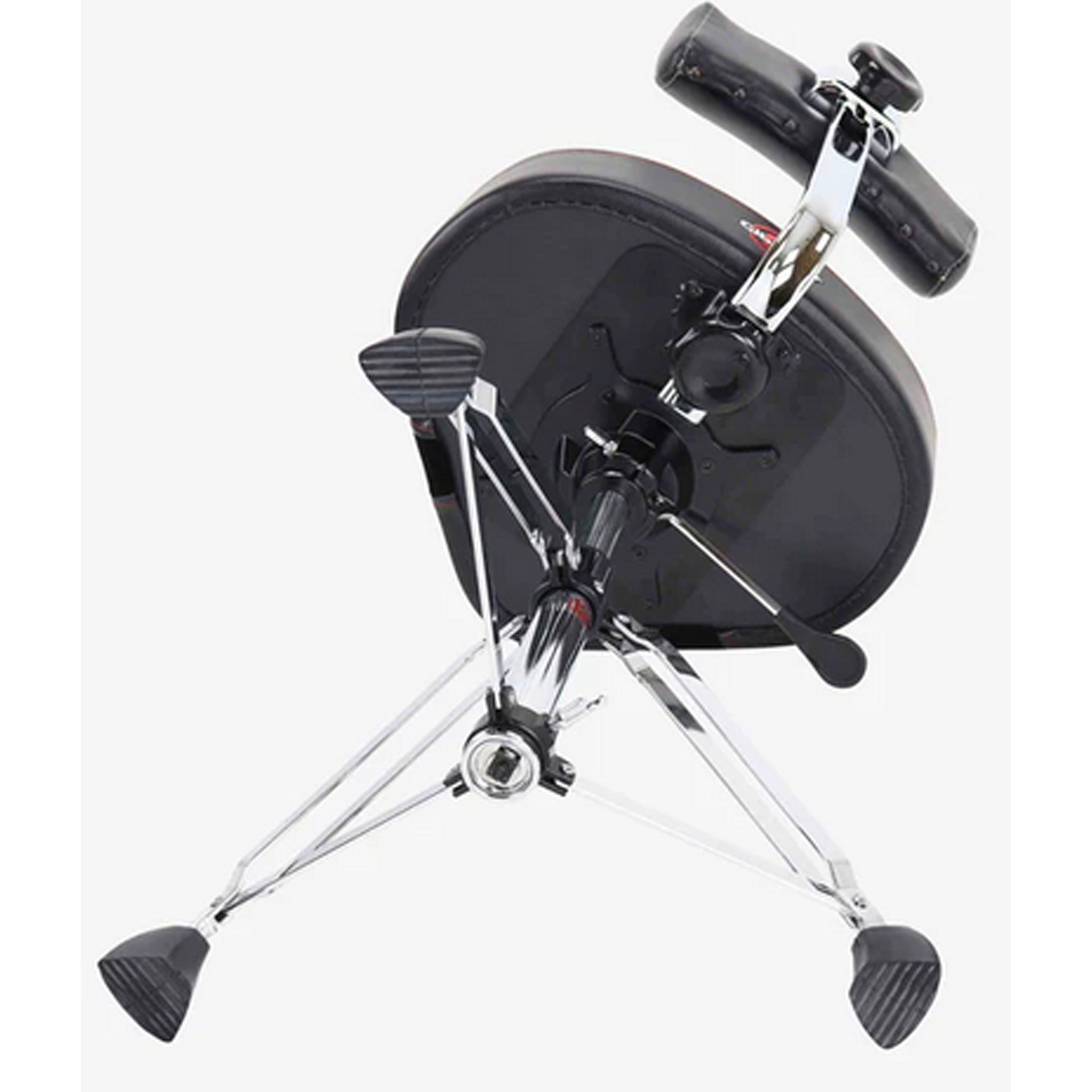 Gibraltar 9000 Series 16 Hydraulic Cordura Saddle Drum Throne with Backrest