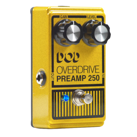 Digitech DOD Overdrive Preamp 250 True Bypass and 9V