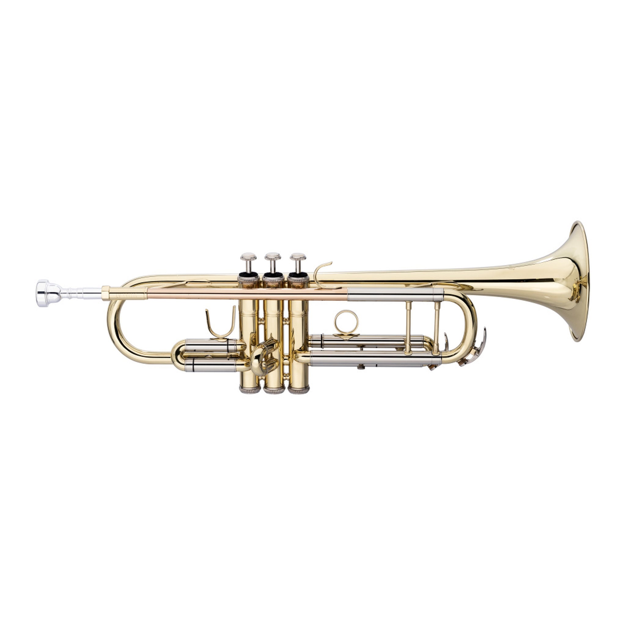 Stagg Levante Bb Trumpet, ML Bore, Leadpipe In Gold Brass, With Soft Case