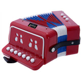D'Luca Kids Series Button Accordion, Red
