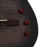 Angel Lopez Hybrid Nylon Electric Semi-Acoustic Guitar, Black