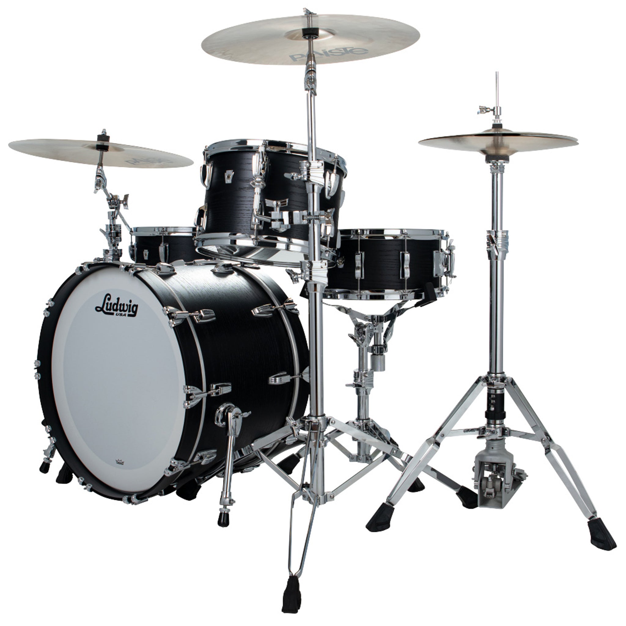 Ludwig Classic Oak Pro Beat 3-piece Acoustic Drum Set Shell Pack Night Oak