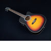 Washburn WA90CEVSB Dreadnought Acoustic Electric Guitar. Tobacco Burst
