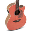 Applause Jump OM Cutway Electric Guitar, Peach