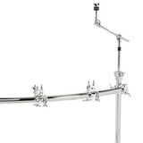 Gibraltar Chrome Series Curved Front Drum Rack with Cymbal Booms