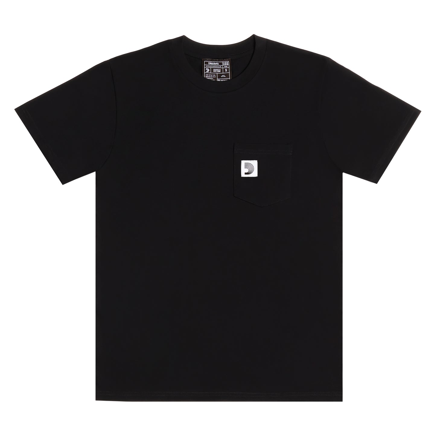 D'Addario D Mark Pocket T-Shirt Black L