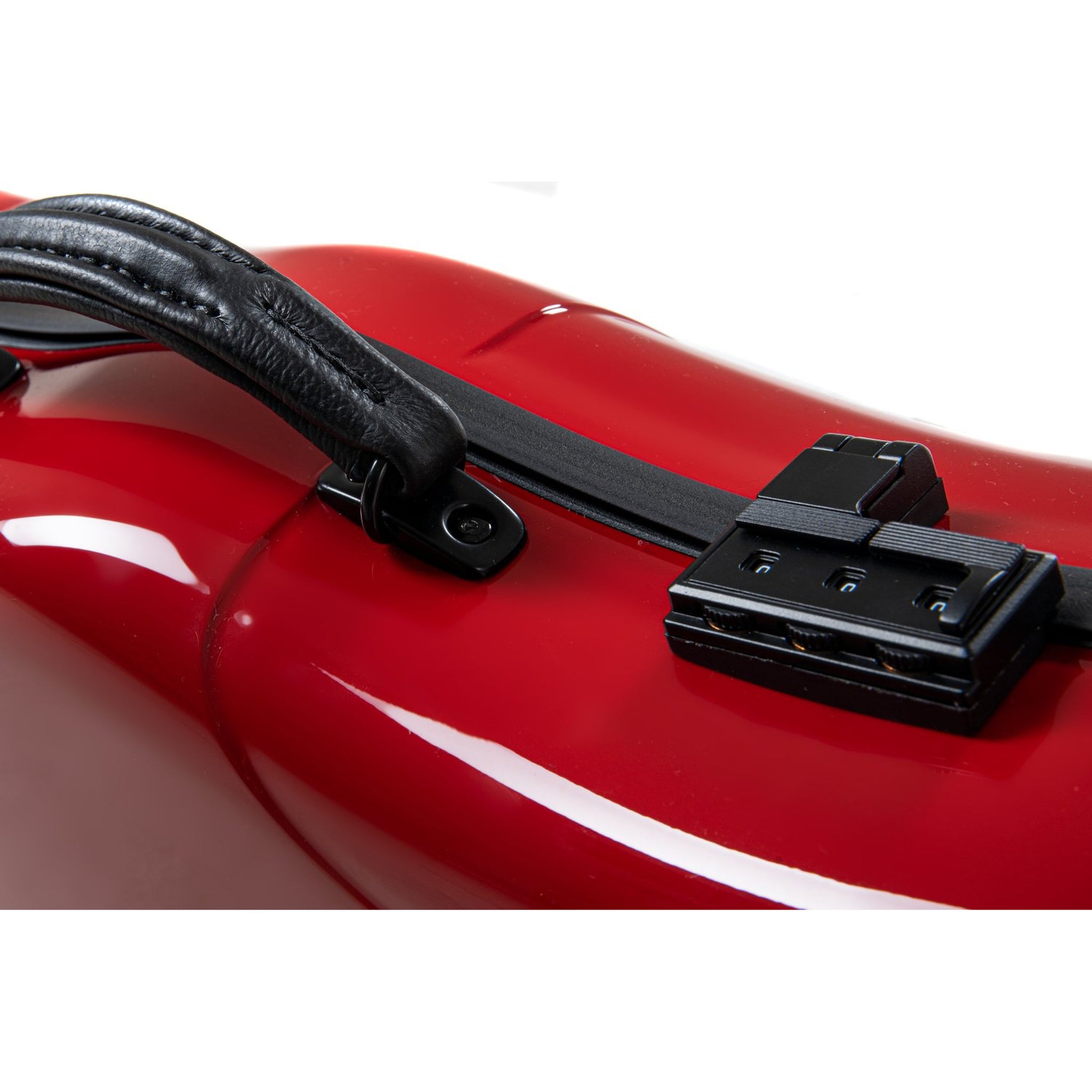 GEWA Viola Case, Air 2.0, Shaped, Red/Black, High Gloss w/Subway Handle