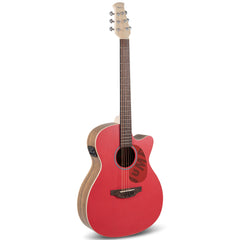 Applause Jump OM Cutway Electric Guitar, Lipstick