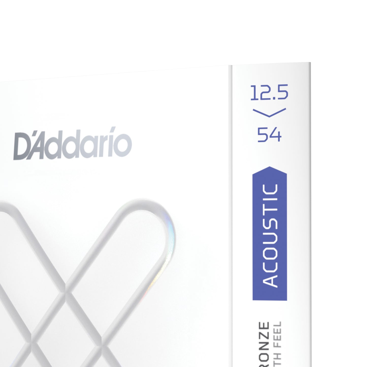 D'Addario XS Phosphor Bronze Acoustic Guitar Strings, Light Plus, 12.5-54