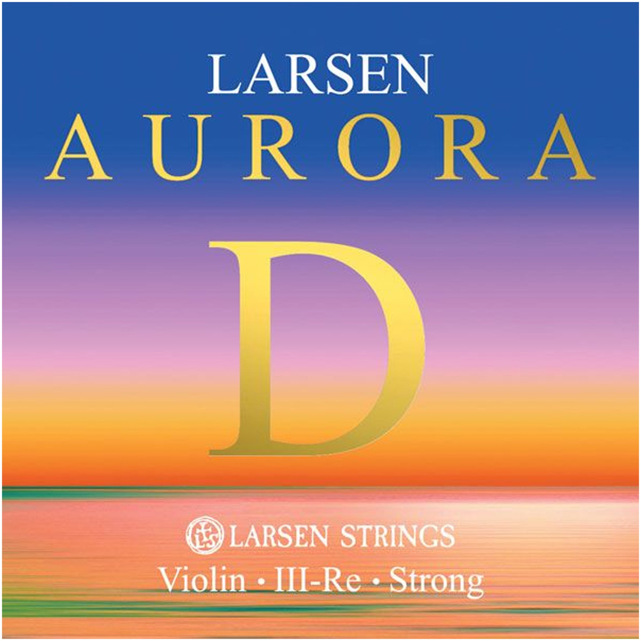 Larsen Aurora, Violin D String, (Synthetic/Aluminum), 4/4, Heavy