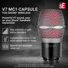 sE Electronics V7 Mic Capsule, Supercardioid for Shure Wireless Black MP03 pouch