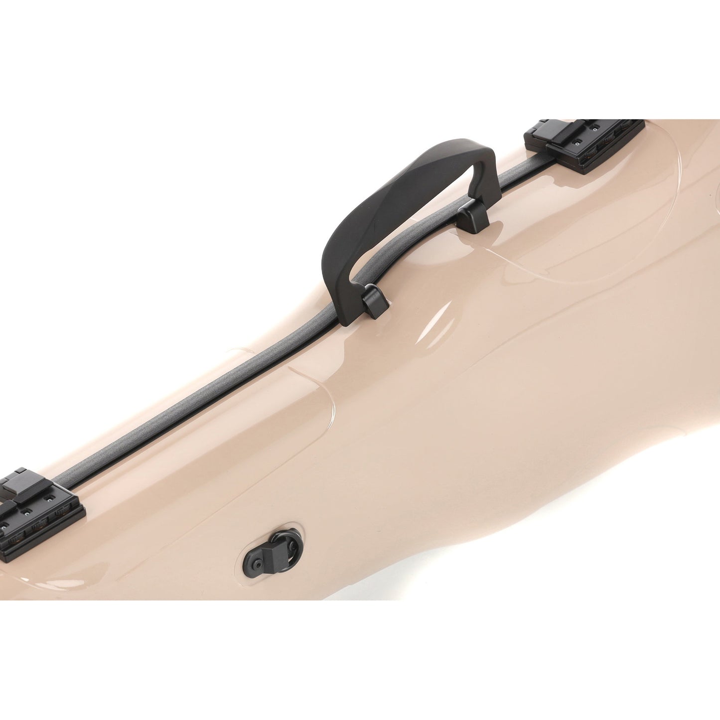 GEWA Violin Case, Air 1.7, Shaped, 4/4, Beige/Black, High Gloss, w/Subway Handle