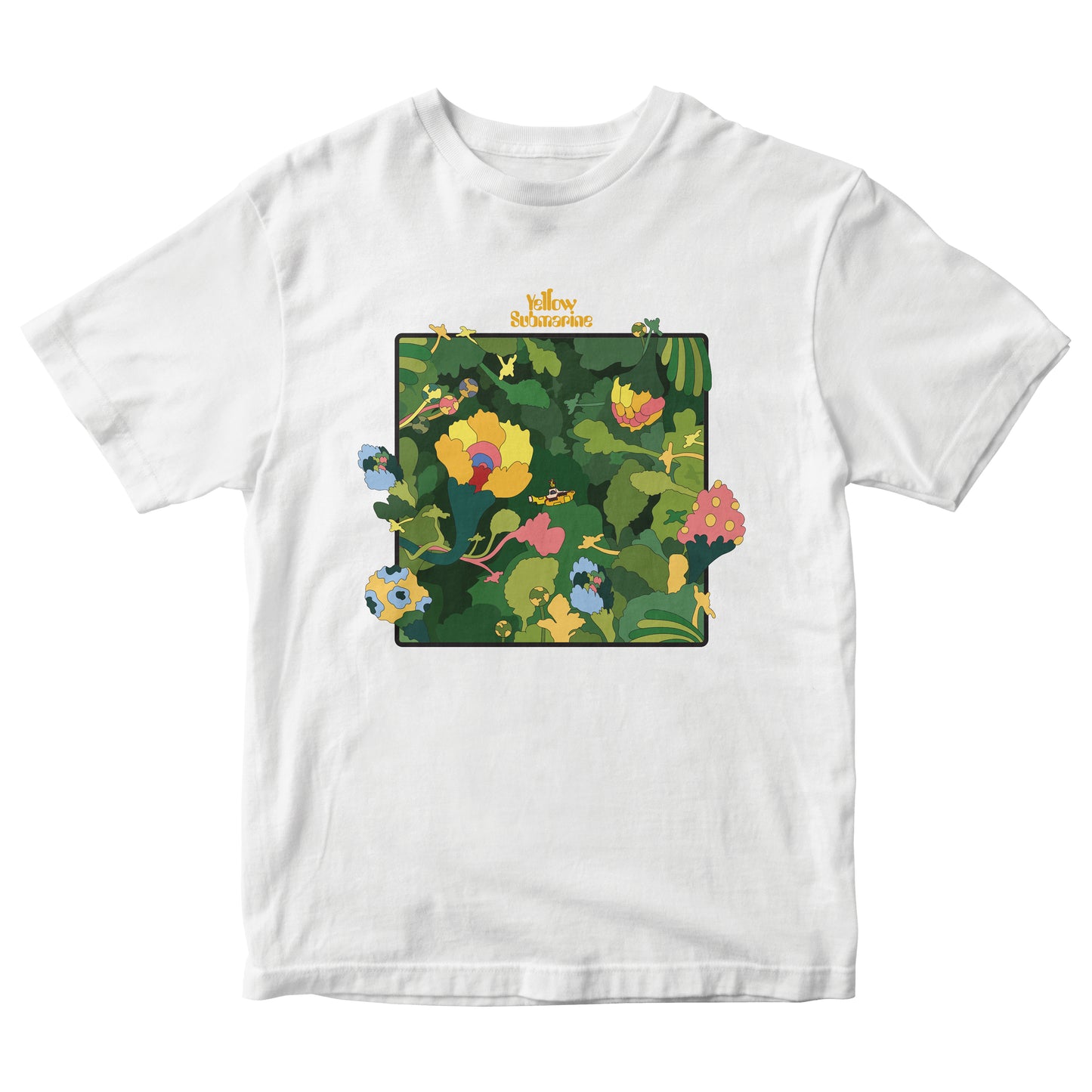 D'Addario Beatles Yellow Submarine Pepperland Woods T-Shirt, 2XL