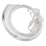 King 2350WSB BBb Sousaphone with ABS Case Satin Silver Plated