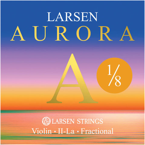 Larsen Aurora, Violin A String, (Synthetic/Aluminum), 1/8, Medium