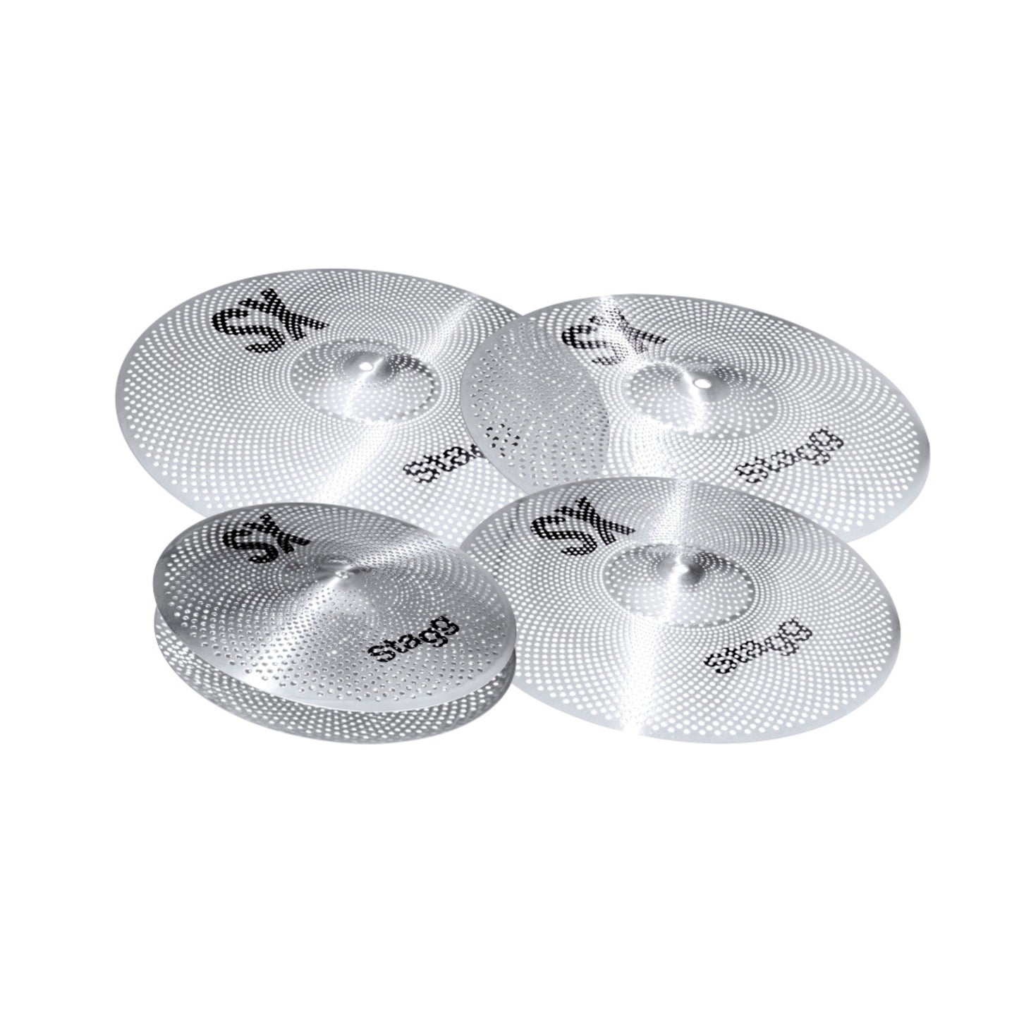 Stagg Silent Cymbal Set For Practice