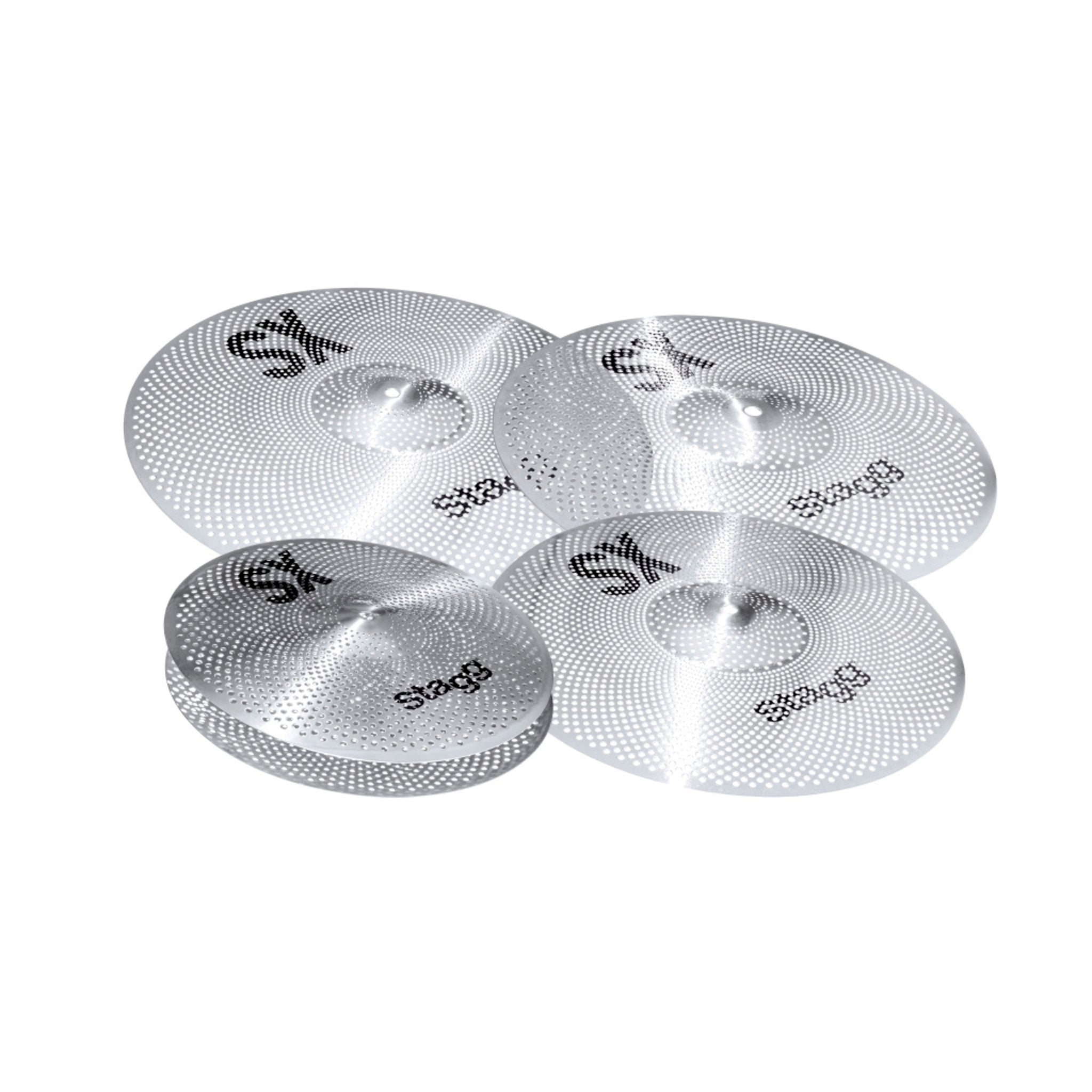 Stagg Silent Cymbal Set For Practice