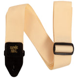 Ernie Ball Polypro Guitar Strap/Bass Strap - Cream