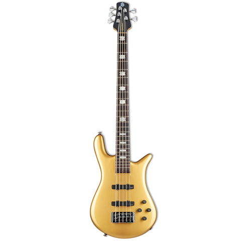 Spector Euro 5 Classic 5 String Bass Guitar Metallic Gold