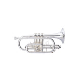 Stagg Levante Bb Cornet, Monel, Silver Plated