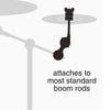 Gibraltar SC-DCT Cymbal Tilter Unit with Boom Rod Grip