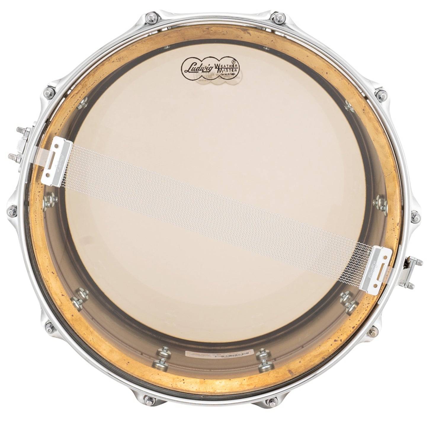 Ludwig LB484R Supraphonic 8x14 Raw Brass Shell, Imperial Lugs Snare Drum